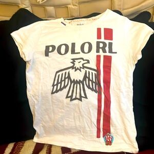 Tee shirt LE by Ralph Lauren with the Indian symbol.